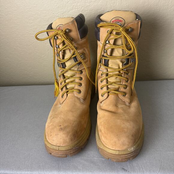 Herman Survivors Big Timber II Steel Toe Work Boots Men’s 14 Wide Wheat Leather main image 4